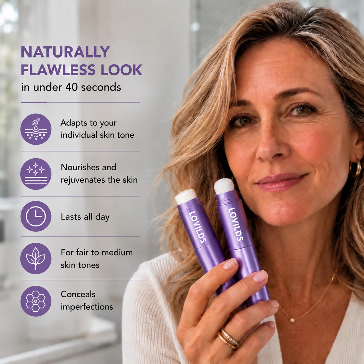 Changing Foundation Stick – The stick that makes mature skin glow again