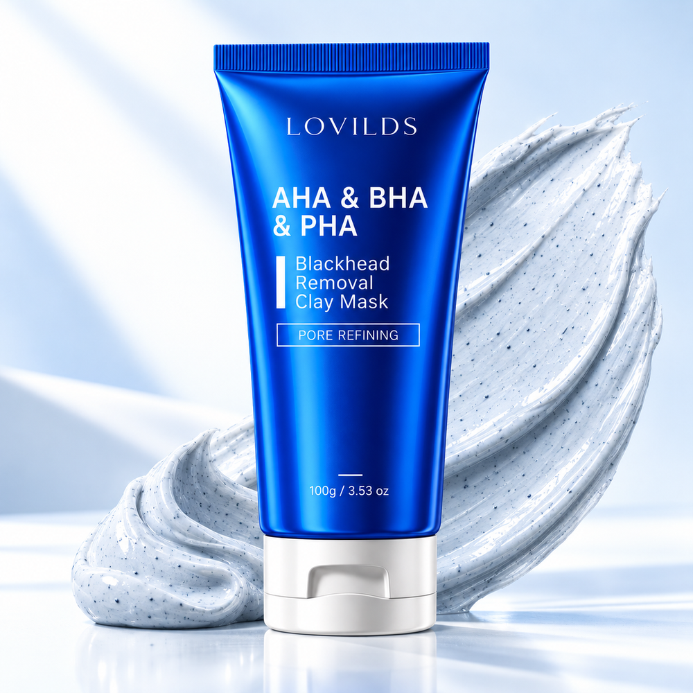 LOVILDS clay mask product display