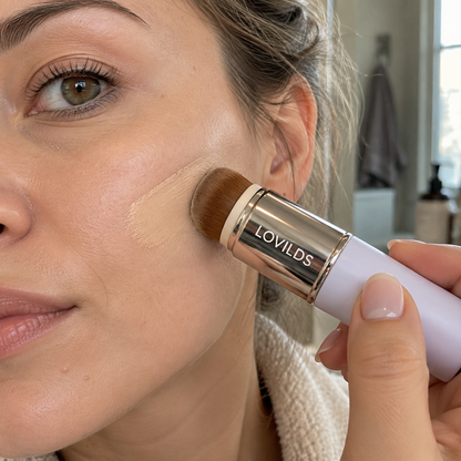 LOVILDS 2-in-1 Color-Changing Foundation Stick – Seamless Coverage & Natural-Looking Finish