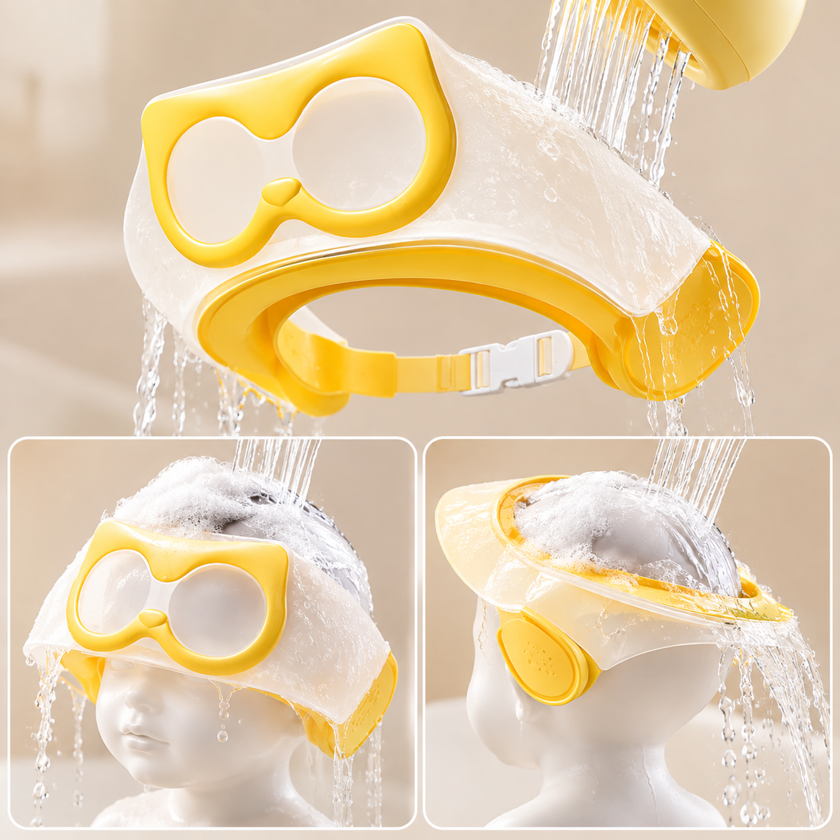 Kids Shampoo Shield – Easier, Tear-Free Hair Washing with Adjustable Fit