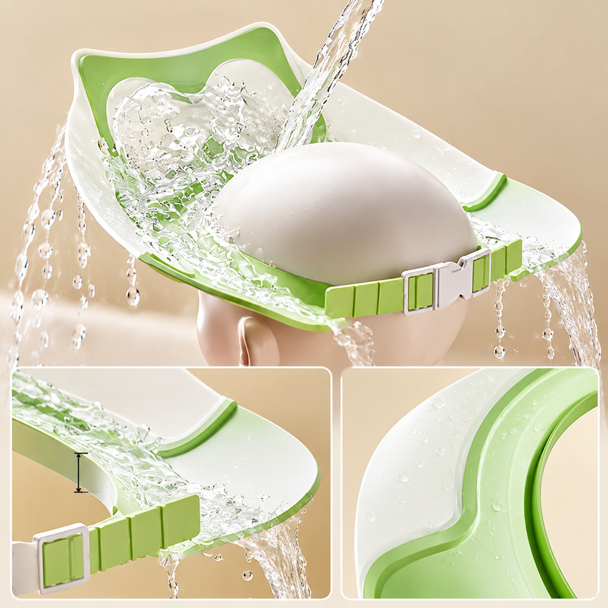 Kids Shampoo Shield – Easier, Tear-Free Hair Washing with Adjustable Fit